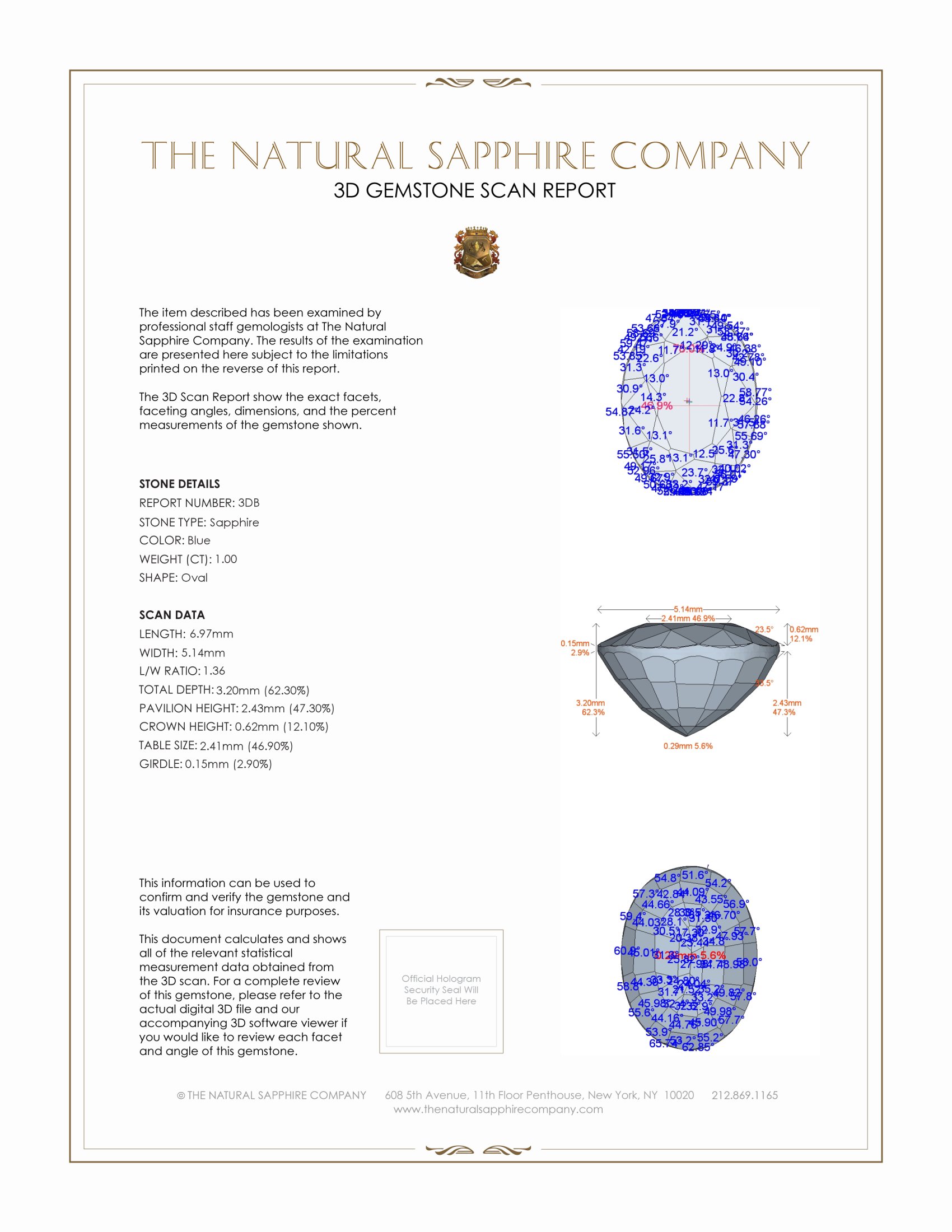 1.96 Ct.Tw. Blue Sapphire Pair from Thailand