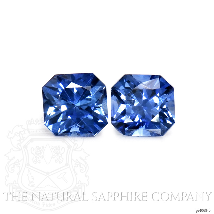 1.24 Ct.Tw. Blue Sapphire Pair from Ceylon (Sri Lanka)