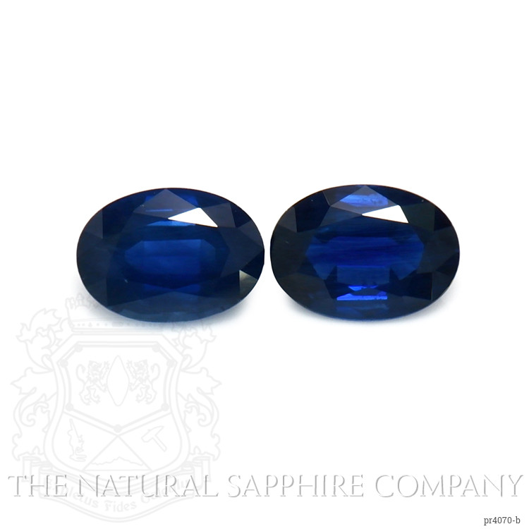 1.61 Ct.Tw. Blue Sapphire Pair from Thailand