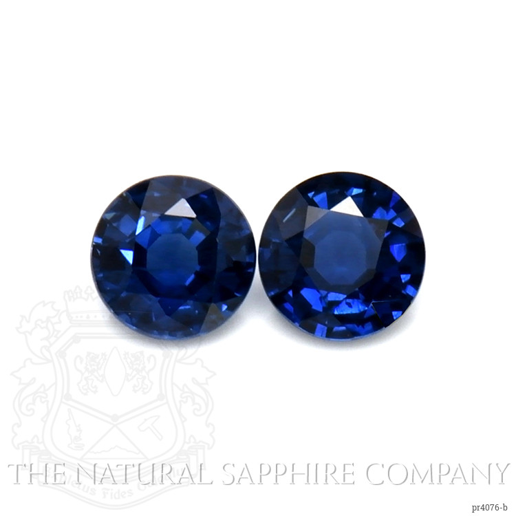 0.69 Ct.Tw. Blue Sapphire Pair from Ceylon (Sri Lanka)