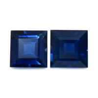 0.89&nbsp;Ct.Tw.Total Carat Weight Blue Sapphire Pair from Thailand Video