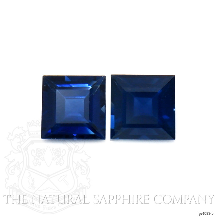 0.89 Ct.Tw. Blue Sapphire Pair from Thailand