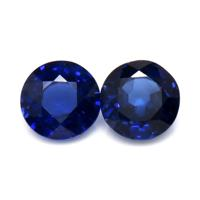 1.16 Ct.Tw.Total Carat Weight Blue Sapphire Pair from Thailand Video