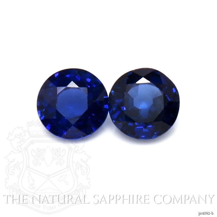 1.16 Ct.Tw. Blue Sapphire Pair from Thailand