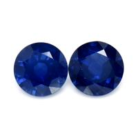 1.29&nbsp;Ct.Tw.Total Carat Weight Blue Sapphire Pair from Thailand Video
