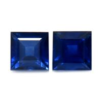 0.88&nbsp;Ct.Tw.Total Carat Weight Blue Sapphire Pair from Thailand Video