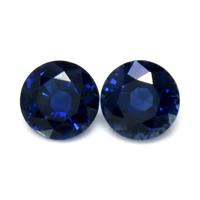 0.69&nbsp;Ct.Tw.Total Carat Weight Blue Sapphire Pair from Thailand Video