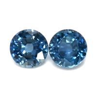 1.25&nbsp;Ct.Tw.Total Carat Weight Blue Sapphire Pair from Thailand Video