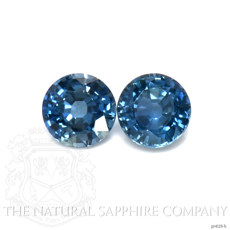 1.25 Ct.Tw. Blue Sapphire Pair from Thailand
