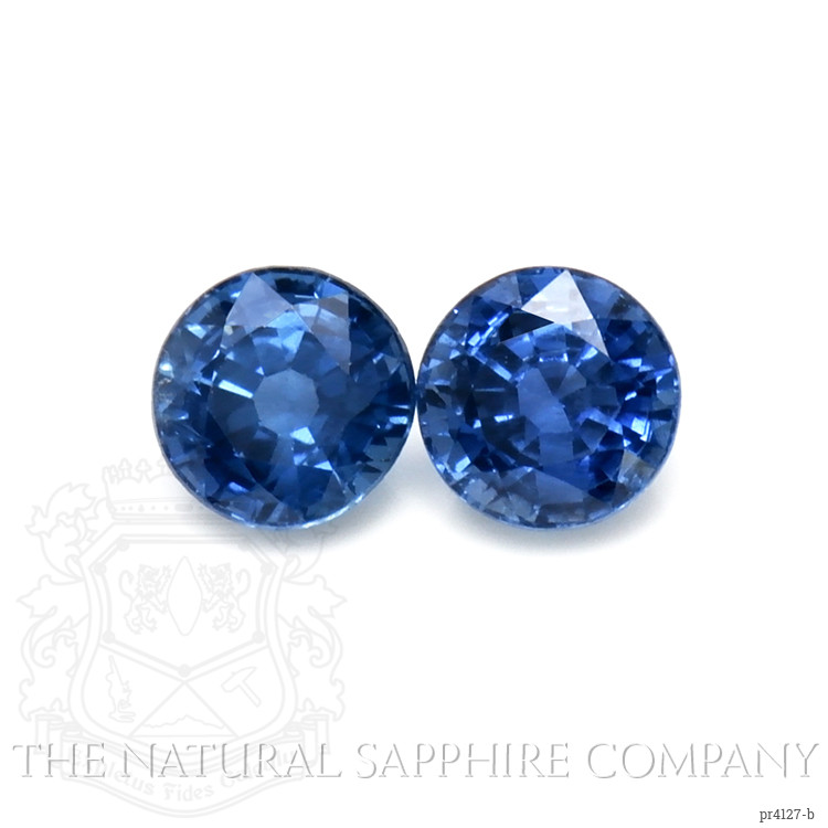 1.41 Ct.Tw. Blue Sapphire Pair from Thailand