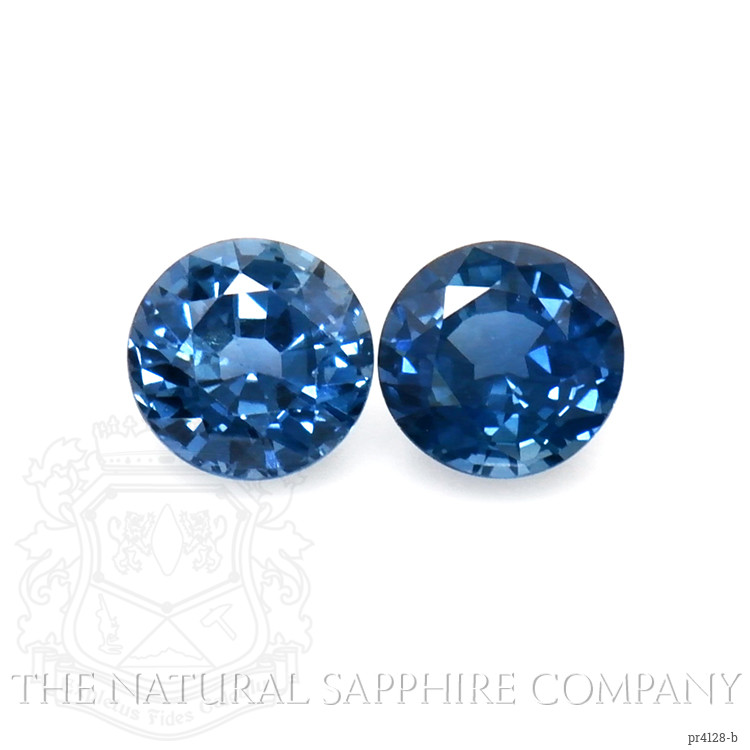 1.32 Ct.Tw. Blue Sapphire Pair from Thailand