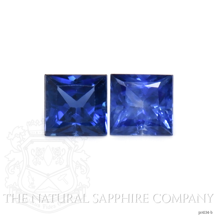 0.79 Ct.Tw. Blue Sapphire Pair from Ceylon (Sri Lanka)