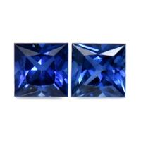 0.80&nbsp;Ct.Tw.Total Carat Weight Blue Sapphire Pair from Thailand Video