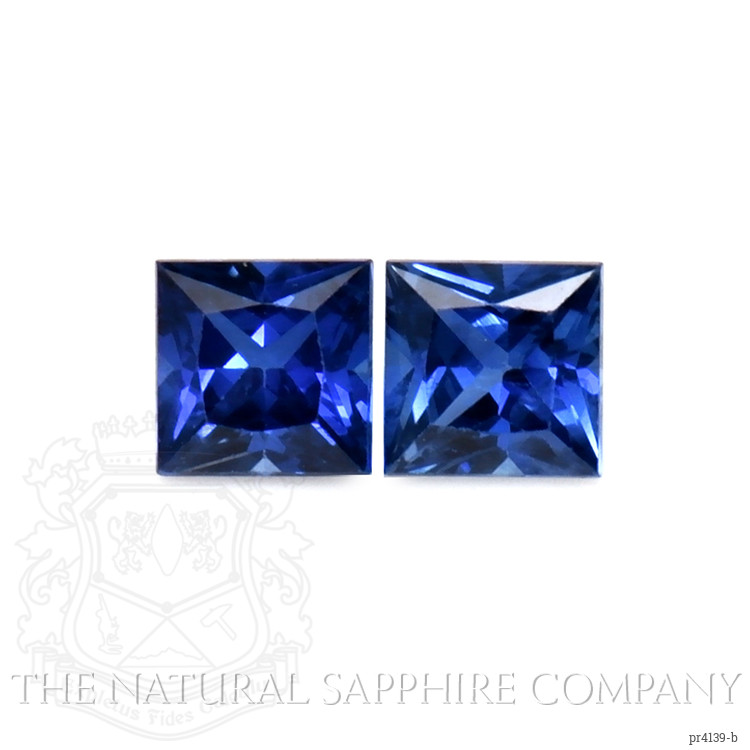 0.80 Ct.Tw. Blue Sapphire Pair from Thailand