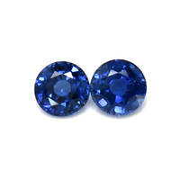 0.79 Ct.Tw.Total Carat Weight Sapphire Pair from Thailand Video