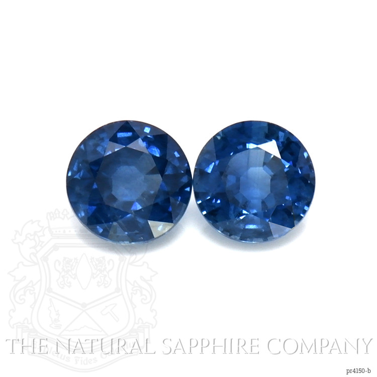 1.38 Ct.Tw. Blue Sapphire Pair from Thailand