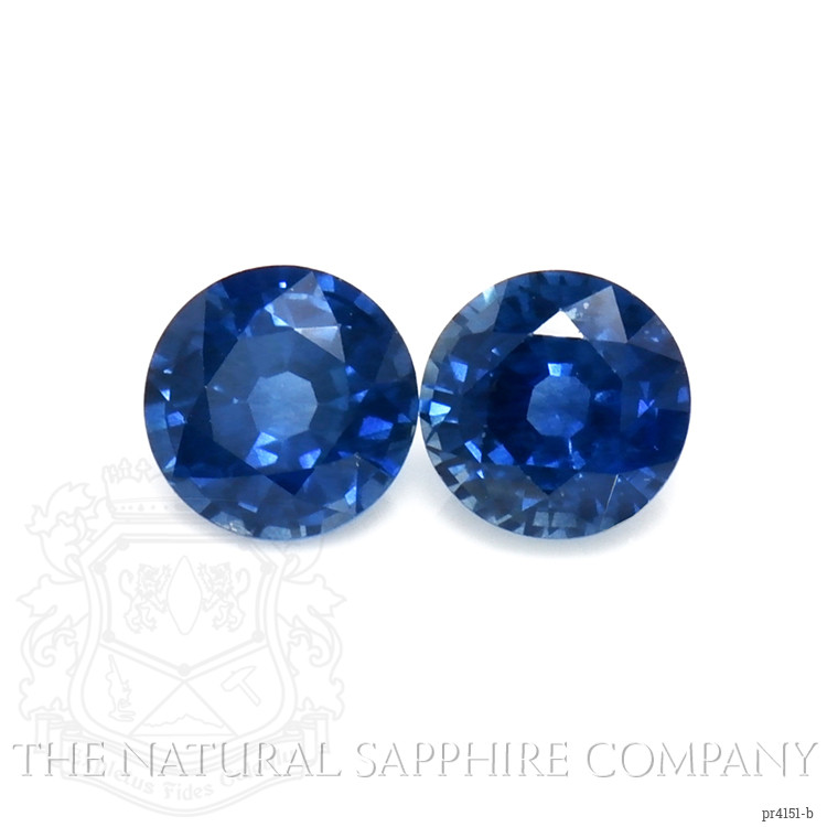 1.24 Ct.Tw. Blue Sapphire Pair from Thailand