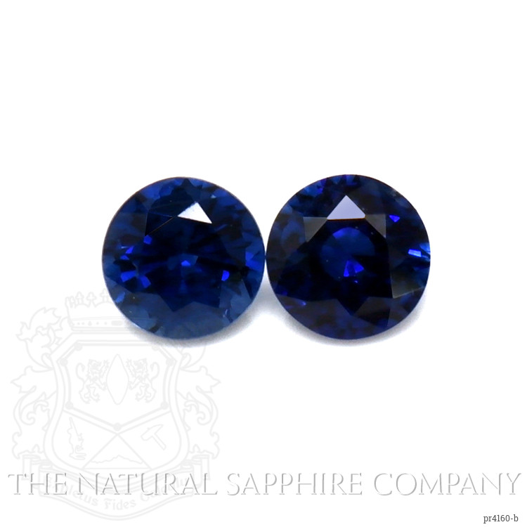 0.85 Ct.Tw. Blue Sapphire Pair from Thailand