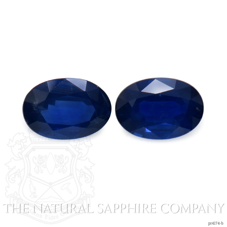1.52 Ct.Tw. Blue Sapphire Pair from Thailand