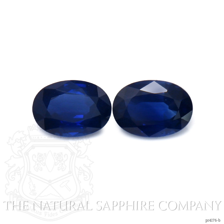 1.81 Ct.Tw. Blue Sapphire Pair from Thailand