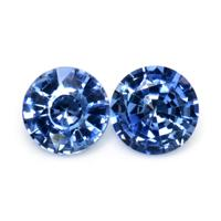 1.46&nbsp;Ct.Tw.Total Carat Weight Blue Sapphire Pair from Ceylon (Sri Lanka) Video