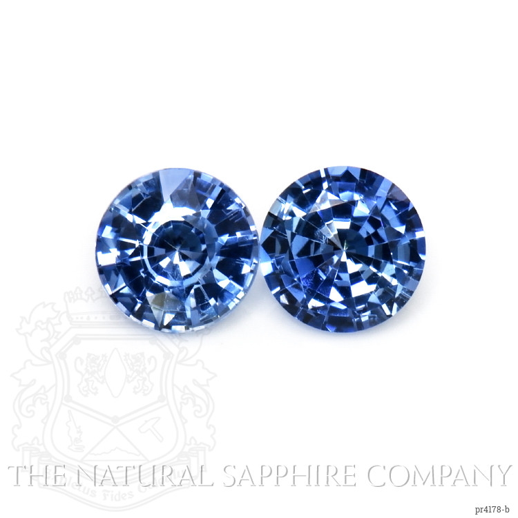 1.46 Ct.Tw. Blue Sapphire Pair from Ceylon (Sri Lanka)
