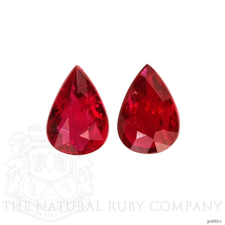 2.08 Ct.Tw. Ruby Pair from Mozambique