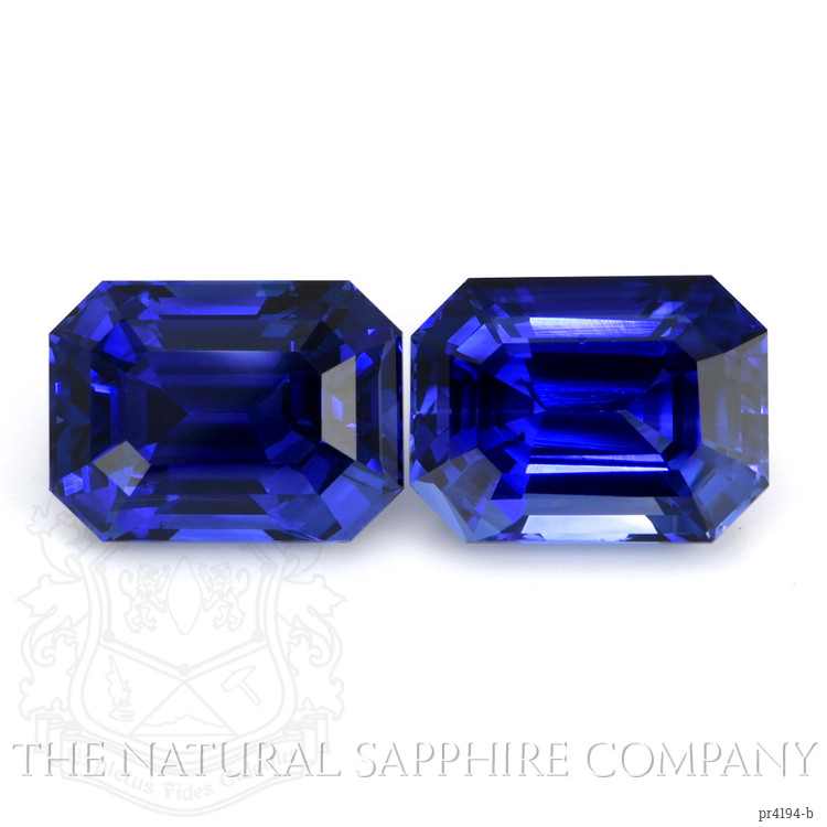 20.44 Ct.Tw. Blue Sapphire Pair from Ceylon (Sri Lanka)