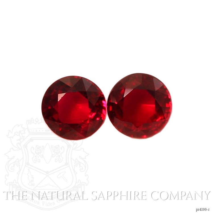 2.49 Ct.Tw. Ruby Pair from Mozambique