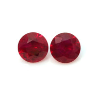 1.17 Ct.Tw.Total Carat Weight Ruby Pair from Mozambique Video