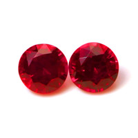 1.22 Ct.Tw.Total Carat Weight Ruby Pair from Mozambique Video