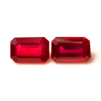 1.56 Ct.Tw.Total Carat Weight Ruby Pair from Mozambique Video