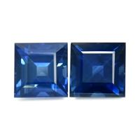 1.79&nbsp;Ct.Tw.Total Carat Weight Blue Sapphire Pair from Thailand Video