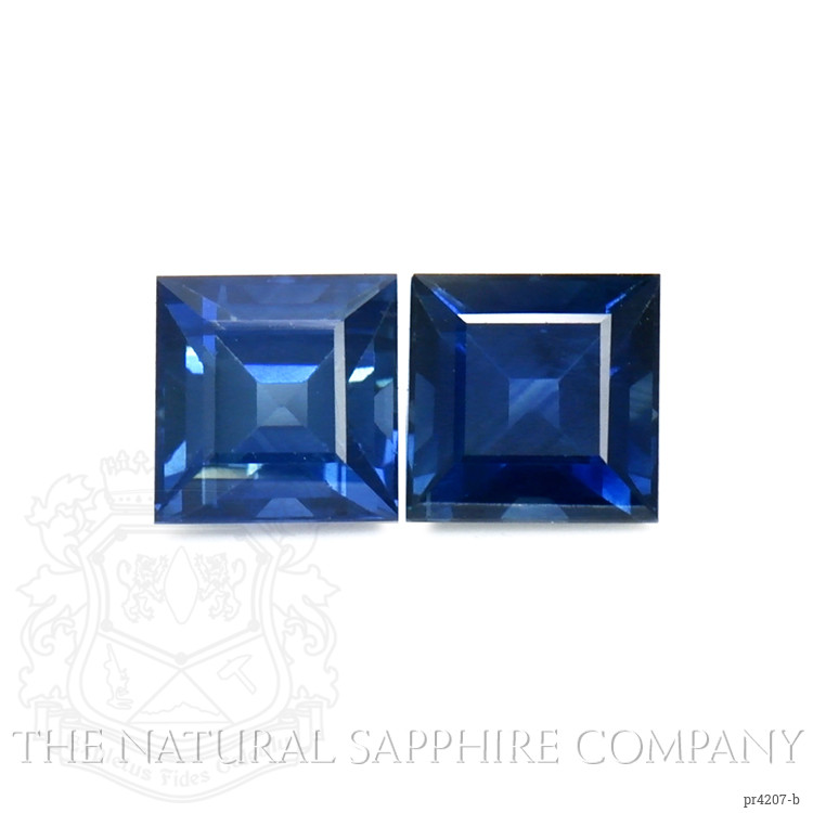 1.79 Ct.Tw. Blue Sapphire Pair from Thailand