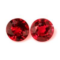 2.27 Ct.Tw.Total Carat Weight Ruby Pair from Mozambique Video