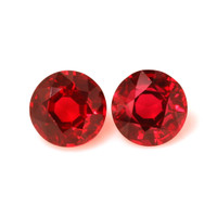 2.11 Ct.Tw.Total Carat Weight Ruby Pair from Mozambique Video