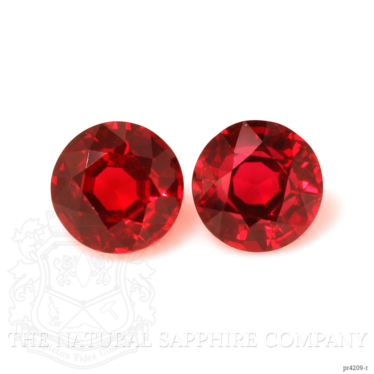 2.11 Ct.Tw. Ruby Pair from Mozambique