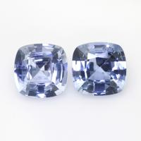 2.95 Ct.Tw.Total Carat Weight Blue Sapphire Pair from Ceylon (Sri Lanka) Video