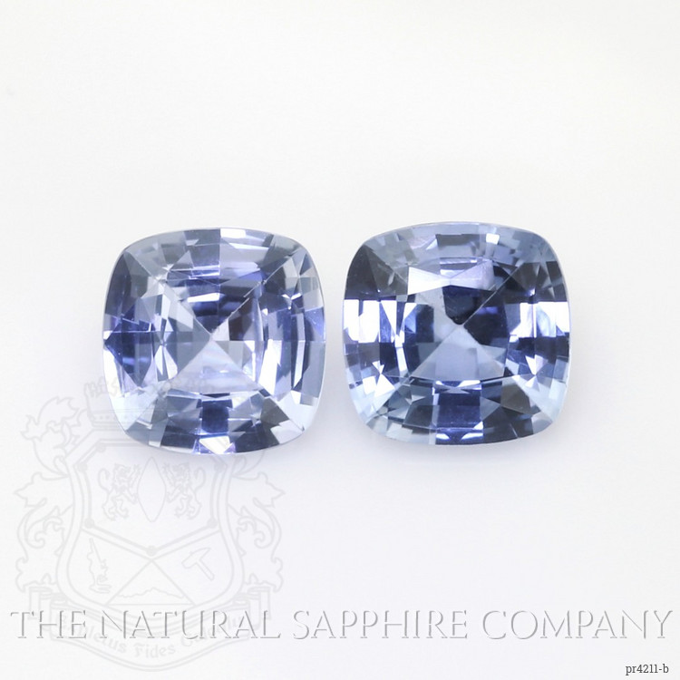 2.95 Ct.Tw. Blue Sapphire Pair from Ceylon (Sri Lanka)