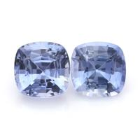 2.53 Ct.Tw.Total Carat Weight Blue Sapphire Pair from Ceylon (Sri Lanka) Video