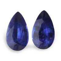 1.88 Ct.Tw.Total Carat Weight Blue Sapphire Pair from Ceylon (Sri Lanka) Video
