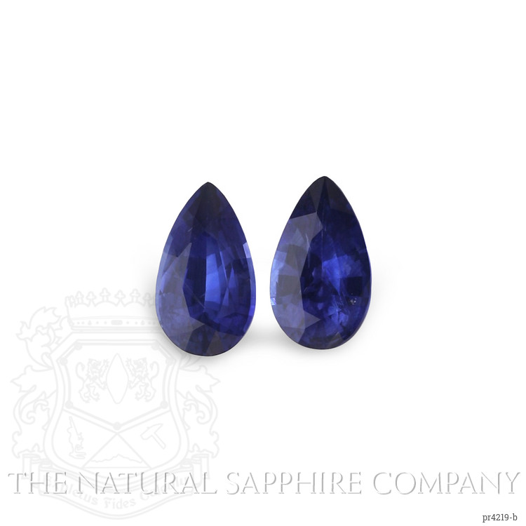 1.88 Ct.Tw. Blue Sapphire Pair from Ceylon (Sri Lanka)
