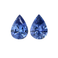 3.01 Ct.Tw.Total Carat Weight Sapphire Pair from Ceylon (Sri Lanka) Video