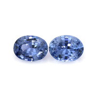 3.15 Ct.Tw.Total Carat Weight Sapphire Pair from Ceylon (Sri Lanka) Video