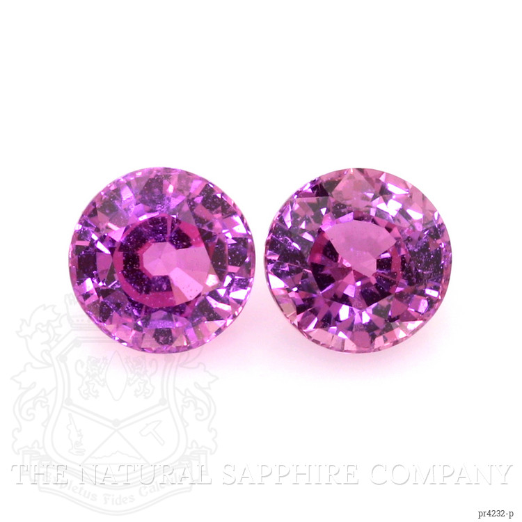 2.06 Ct.Tw. Pink Sapphire Pair from Ceylon (Sri Lanka)
