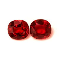 4.42 Ct.Tw.Total Carat Weight Ruby Pair from Mozambique Video