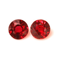 2.88 Ct.Tw.Total Carat Weight Ruby Pair from Mozambique Video