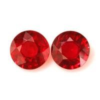 3.21 Ct.Tw.Total Carat Weight Ruby Pair from Madagascar Video