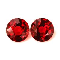 2.80 Ct.Tw.Total Carat Weight Ruby Pair from Mozambique Video