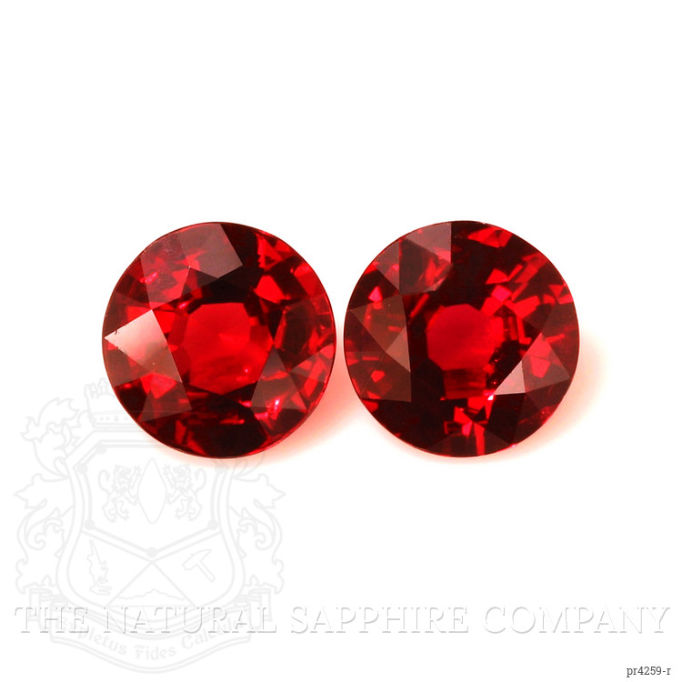 2.80 Ct.Tw. Ruby Pair from Mozambique